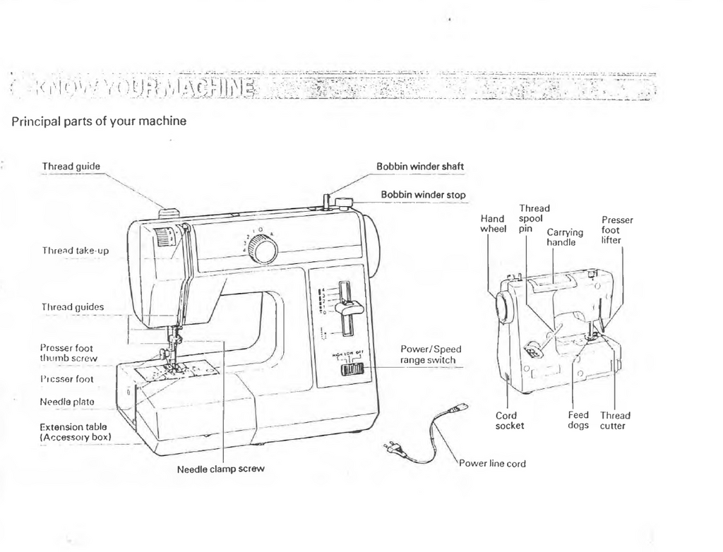 Baby lock sewing machine owner's manual